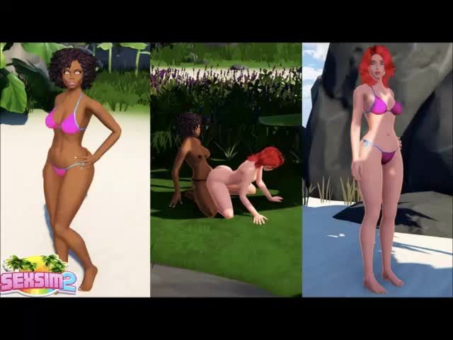 Video by SexSim with the username @SexSim,  February 7, 2021 at 4:38 AM. The post is about the topic Hentai and the text says 'Video excerpt from the new Sex Sim 2 game - play now at SexSim2.com'