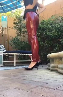 Video by fetishmanvenice with the username @fetishman,  June 3, 2021 at 3:43 PM. The post is about the topic SHINY LEGGINGS ✨ and the text says '#shinyleggings #fetish #feet #feets #fetishblogger #footfetish #fetishism #fetishbloggers #leggings #nylonfetish #nylon #pantyhose #tights #lurex #vinylleggings #leather #leatherleggings #pvcleggings #feticismo #shiny #shinypantyhose #shinypants..'