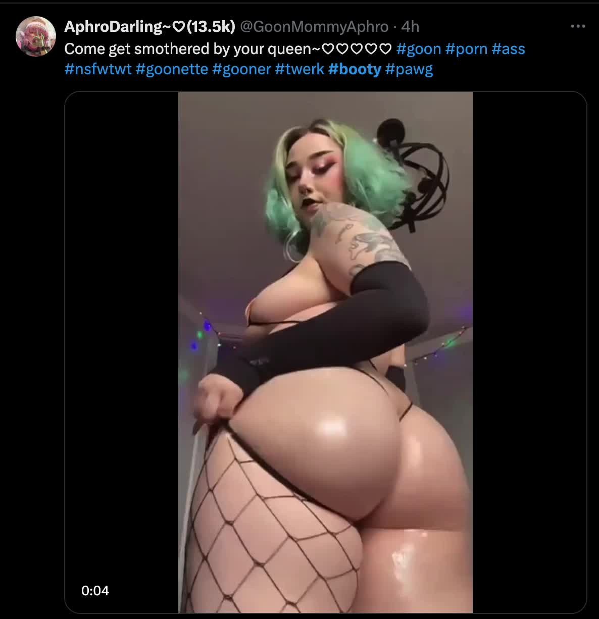 Video by Phoenix with the username @WildPhoenix, who is a star user,  March 9, 2024 at 3:05 PM. The post is about the topic Big Booty Of Sharesome and the text says 'Yes! Smother me like Waffle House hashbrowns please! #ass #booty #bigbutts #bigass #bigbooty'