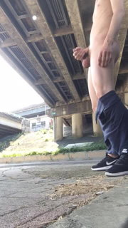 Video by Man Tools with the username @mantools,  October 4, 2021 at 4:45 AM. The post is about the topic Gay Exhibitionists and the text says 'Under the road'