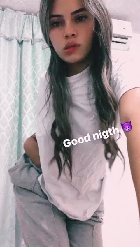 Video by booty.queen with the username @booty.queen,  April 14, 2021 at 8:22 AM. The post is about the topic Amateurs and the text says 'good night 😈'