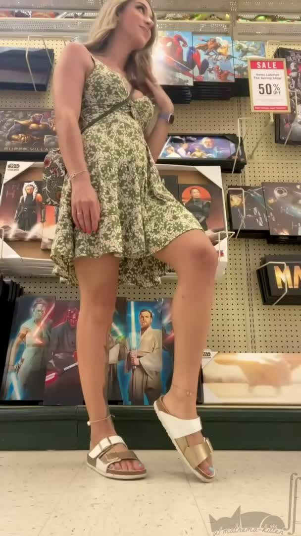 Shared Video by ihousewife with the username @ihousewife,  April 24, 2024 at 10:23 AM. The post is about the topic Under that skirt/dress