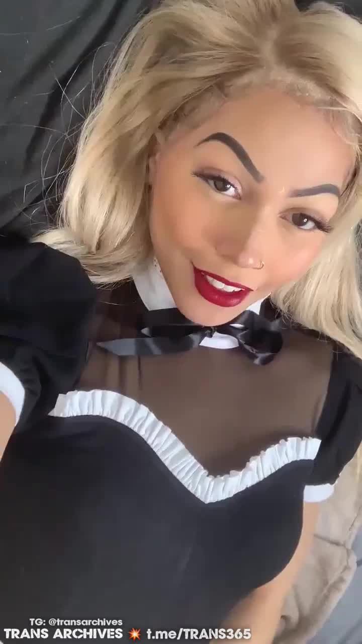Video by Leonvic34 with the username @Leonvic34,  April 21, 2024 at 8:33 AM. The post is about the topic Transgender Gallery and the text says 'do you need a maid ?'