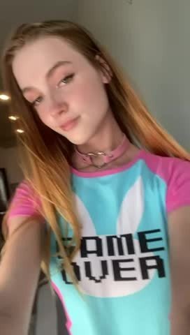 Shared Video by Bobspen15 with the username @Bobspen15,  July 14, 2021 at 11:07 AM. The post is about the topic Girl Next Door and the text says 'tongue out 👅'