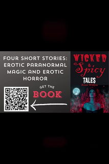 Video by RuanWillow with the username @RuanWillow, who is a verified user,  September 30, 2024 at 2:23 PM and the text says 'Get my spicy book in time for Halloween! 🎃 👻 Wicked &amp; Spicy Tales… 4 short stories. Erotic paranormal/fantasy/horror: boobs &amp; pizza, paranormal, sexy triplet magical wizards, a seductive witch, sexy shape shifting She-Satan… ARC’s on available..'