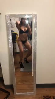 Video by xbunnyamberx with the username @xbunnyamberx,  July 8, 2021 at 9:18 PM. The post is about the topic Mirror Selfies and the text says 'What you think of me? 
Add me on snapchat @ xbunnyamberx or text me here.
P.S I do SELL'