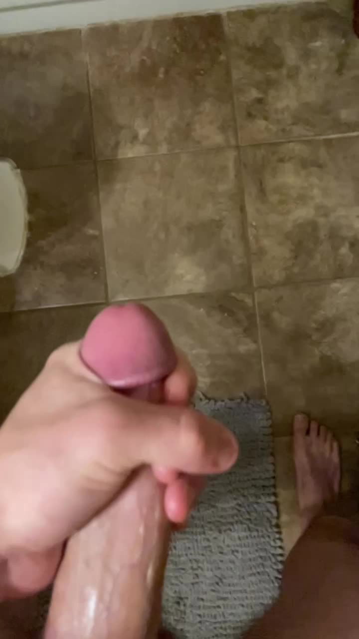 Video by Highguytx with the username @Highguytx,  July 10, 2021 at 4:31 PM. The post is about the topic Huge Cocks and the text says 'slow mo cumshot 😜'