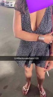 Video by Sara Purple Glasses with the username @AffectionateSara1120,  July 25, 2022 at 7:02 PM. The post is about the topic Public  Flashing and the text says '[oc] do you think he noticed? what would you do if you caught me?'