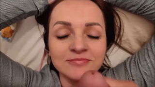 Video by therealMisterMiagi with the username @therealMisterMiagi,  February 9, 2022 at 3:56 AM. The post is about the topic Cum Sluts and the text says '#facial #cum #cumshot #cumslut'