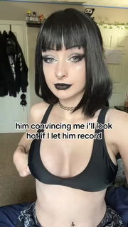 Video by 2021SS with the username @2021SS,  August 22, 2023 at 2:58 AM. The post is about the topic Goth Girls and the text says 'Gothis Goddess..'