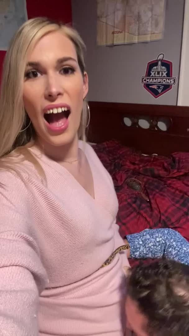 Video by sigma.sissy with the username @sigma.cunter,  January 18, 2023 at 6:13 PM. The post is about the topic Daily dose of girly cock and the text says 'Ever tasted girl dick?'