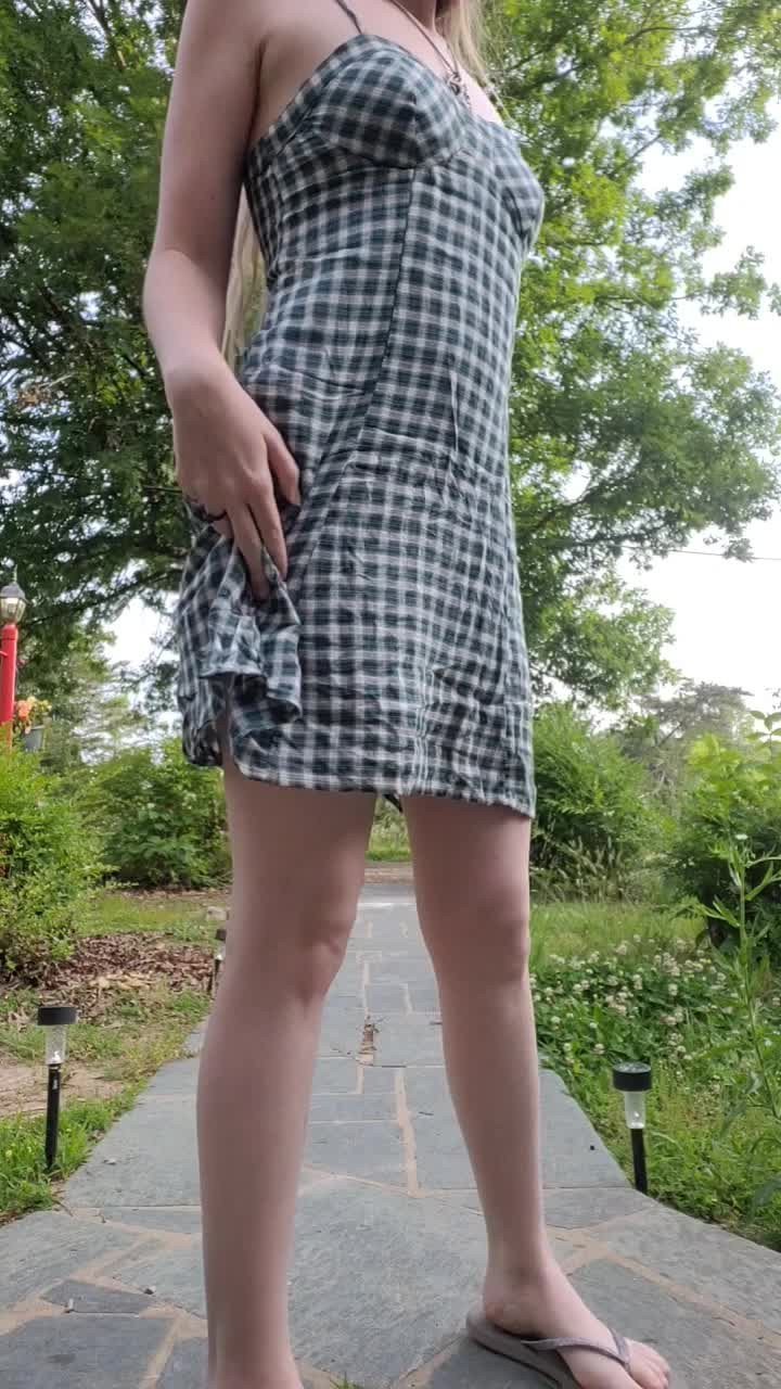 Video by PhantomSuccubus with the username @LadyJane, who is a verified user,  June 6, 2023 at 4:17 PM. The post is about the topic Ass and the text says 'gotta love sundress season 😈'