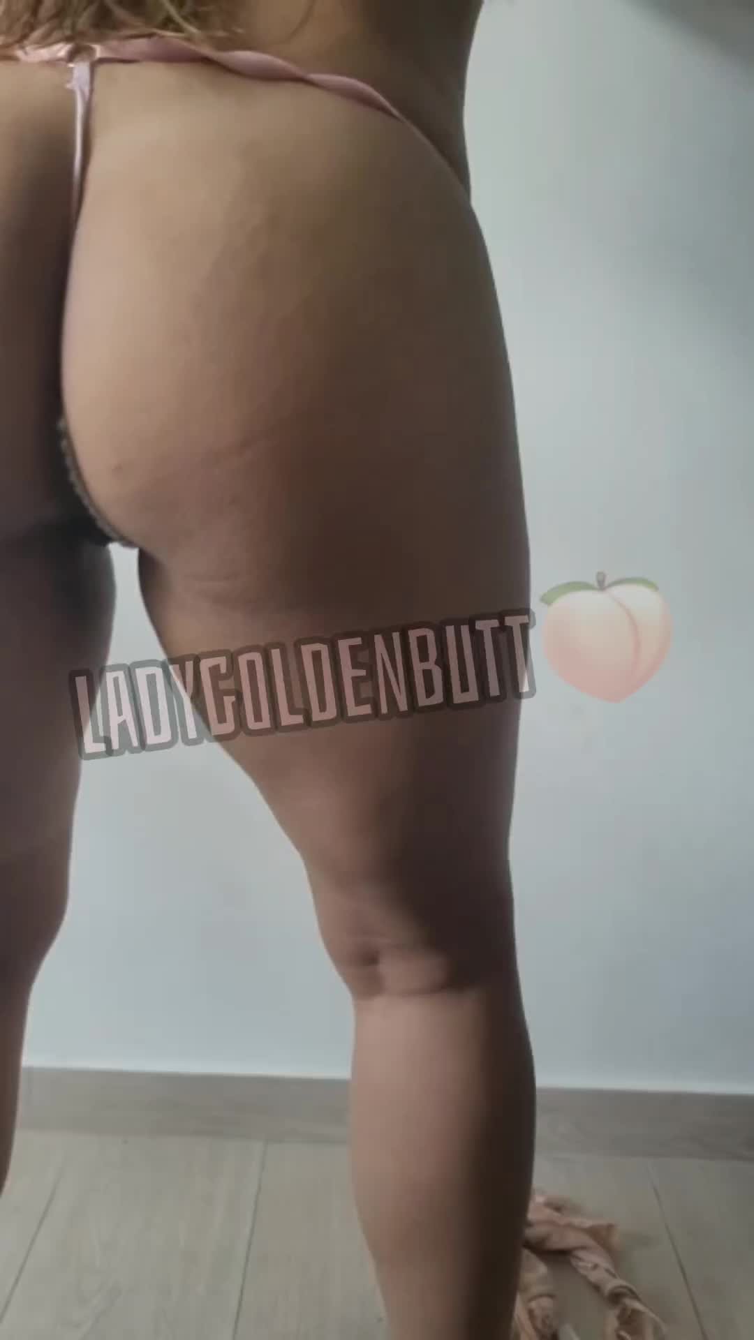 Video by Ladygoldenbutt with the username @Ladygoldenbutt, who is a verified user,  October 7, 2021 at 12:27 AM. The post is about the topic Big ass and the text says 'Pull it down for  me baby.. Message me now 😘🔥#horny #asian #bigbooty #thickasian #asianteen #asianbooty #bigbutt #SellingContent #wmaf #bwc #feet #bigass #sellingnudes #crypto #cashapp #wet #slut #'