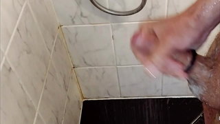 Video by Okilidokili007 with the username @Okilidokili007,  June 8, 2024 at 4:48 AM. The post is about the topic Cumshot and the text says 'Wet dreams at night 🤤 should be dealt with calmly in the shower in the morning before a traffic jam occurs 🥵💦'
