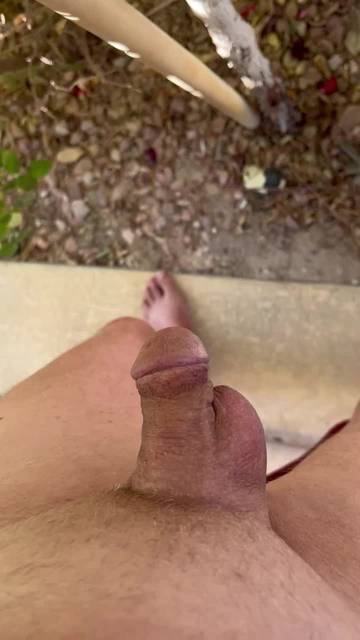 Shared Video by Desertguy with the username @Desertguy, who is a verified user,  June 3, 2022 at 7:48 PM. The post is about the topic Gay Piss Fans and the text says 'outside piss'