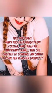 Video by Mary Corner with the username @marycorner, who is a star user,  June 25, 2024 at 12:53 PM. The post is about the topic Beautiful Redheads and the text says 'FULL 9' POV VIDEO PREVIEW: Mary has been naughty on college and failed an important exam!!! Will she succeed to convince her professor to give her a higher grade???

🍆✨👉 https://www.linktr.ee/marycorner 👈✨🤓


-----
#redhair #ginger #gingerhead..'