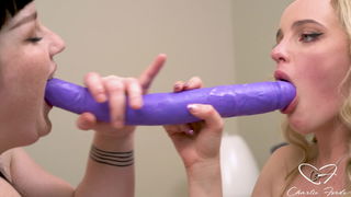 Video by charlsforde with the username @charlsforde,  May 14, 2023 at 6:10 AM. The post is about the topic Charlie Forde and the text says 'Incredible Double DILDO session with Charlie & Celeste 👀

#charlieforde
#dildo
#babes
#blonde
#aussie'