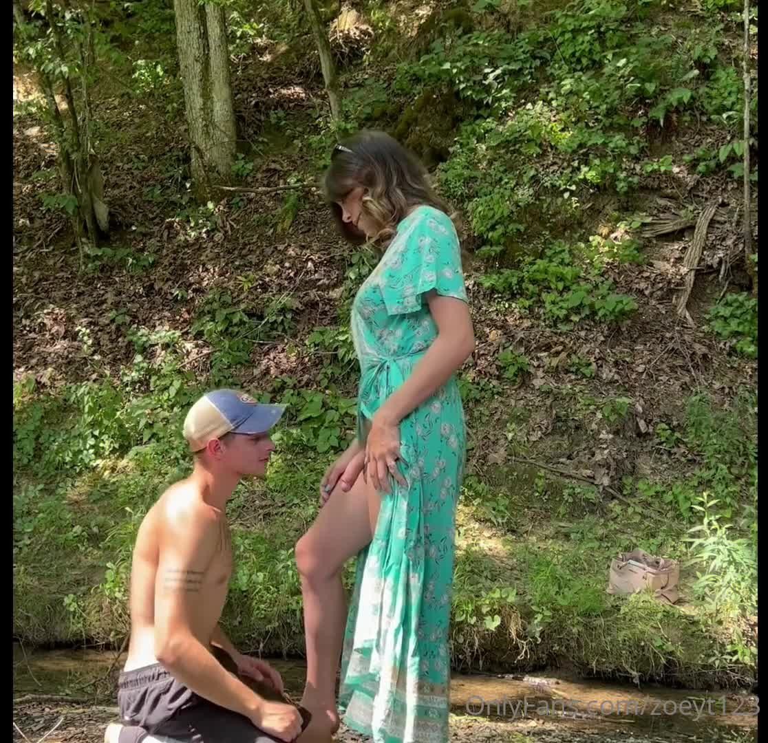 Video by CumSwapping.cam with the username @cumswapping,  April 1, 2024 at 12:26 AM. The post is about the topic Trans Power Exchange and the text says 'Enjoying Nature'