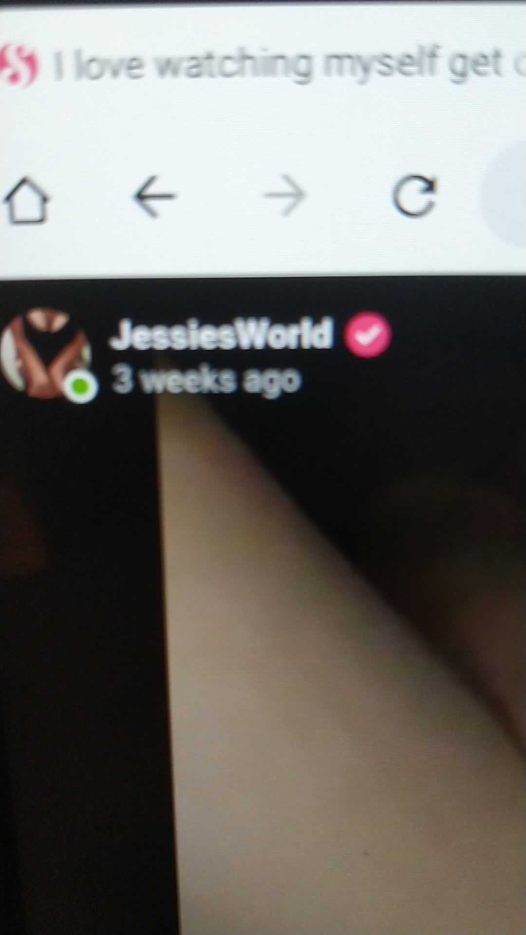 Video by QuickVic with the username @QuickVic, who is a verified user,  December 31, 2021 at 8:02 AM. The post is about the topic Cum tributes and the text says 'cumming with and for @JessiesWorld'