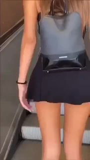 Video by CummLikeBarry with the username @CummLikeBarry,  January 7, 2022 at 7:38 AM. The post is about the topic Teens in public and the text says '#upskirt #flashing #ass'