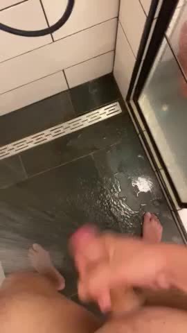 Video by CummLikeBarry with the username @CummLikeBarry,  January 19, 2022 at 10:30 PM. The post is about the topic Cumming Cock and the text says 'Me #cumming in the #shower'