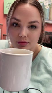 Video by April Mae with the username @iamaprilmae, who is a star user,  February 2, 2022 at 5:38 PM. The post is about the topic Coffee, please! and the text says 'Who wants to have a coffee date?! ☕️'