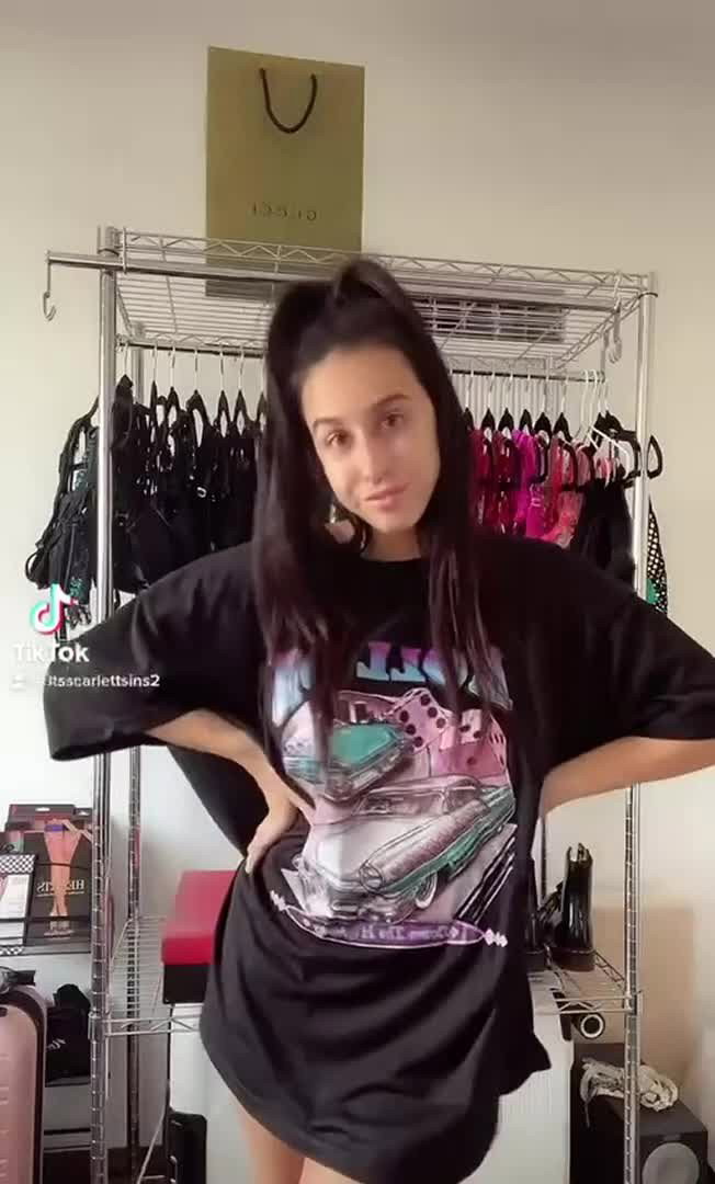 Video by maxis735 with the username @maxis735,  June 4, 2022 at 6:55 AM. The post is about the topic NSFW TikTok and the text says '#bigboobs #bigtits #busty #bigass #pov #milf #beauty #amateur #naturalboobs #onoff #beforeafter #dressedundressed'