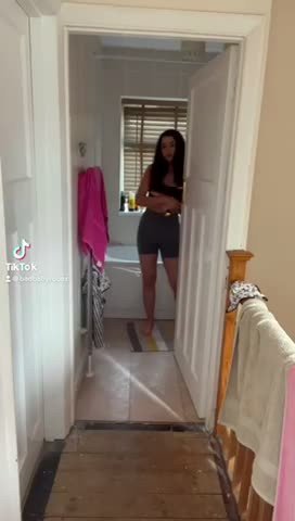 Video by KumiHo99 with the username @Luviena,  February 4, 2022 at 6:35 PM. The post is about the topic Dildo riding and the text says 'Dropping her goods in the hallway :)
Cred: badbabyrubez'