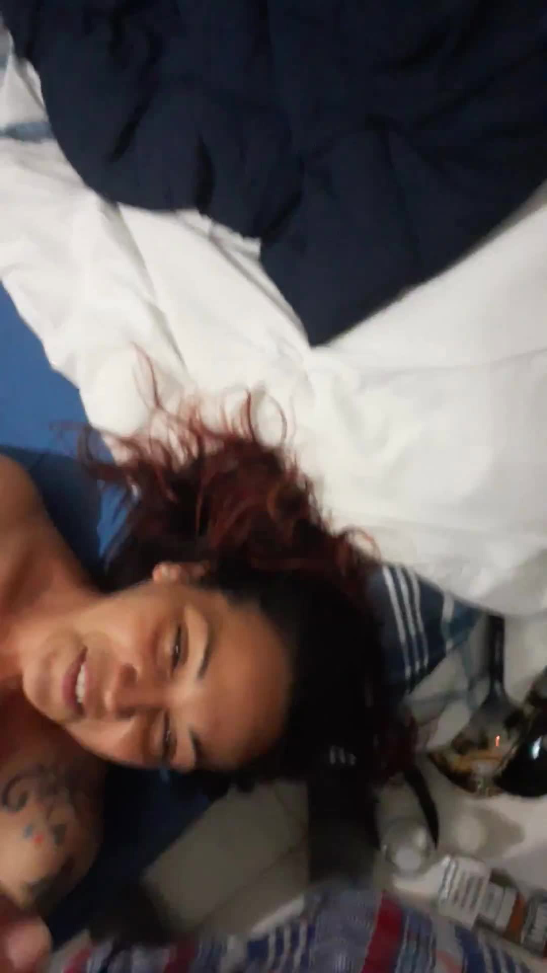 Video by Savagecouple with the username @Savagecouple,  February 12, 2022 at 9:52 AM. The post is about the topic Cum all over and the text says 'my baby momma came thru on a molly. she started talking dirty telling me about her boyfriend. so i nutted on her face and sent the video to her boyfriend.. she loved it'
