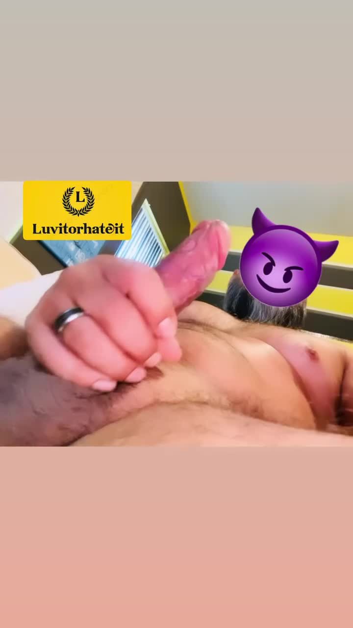 Video by LuvitorhateitCouple with the username @Luvitorhateit, who is a verified user,  October 7, 2022 at 6:06 PM. The post is about the topic Masturbation and the text says 'Touching my self thinking of my Beautiful Hotwife.

#selfpleasure #bigcock #staghusbandcock
#kinkycouple #chicagocouple'