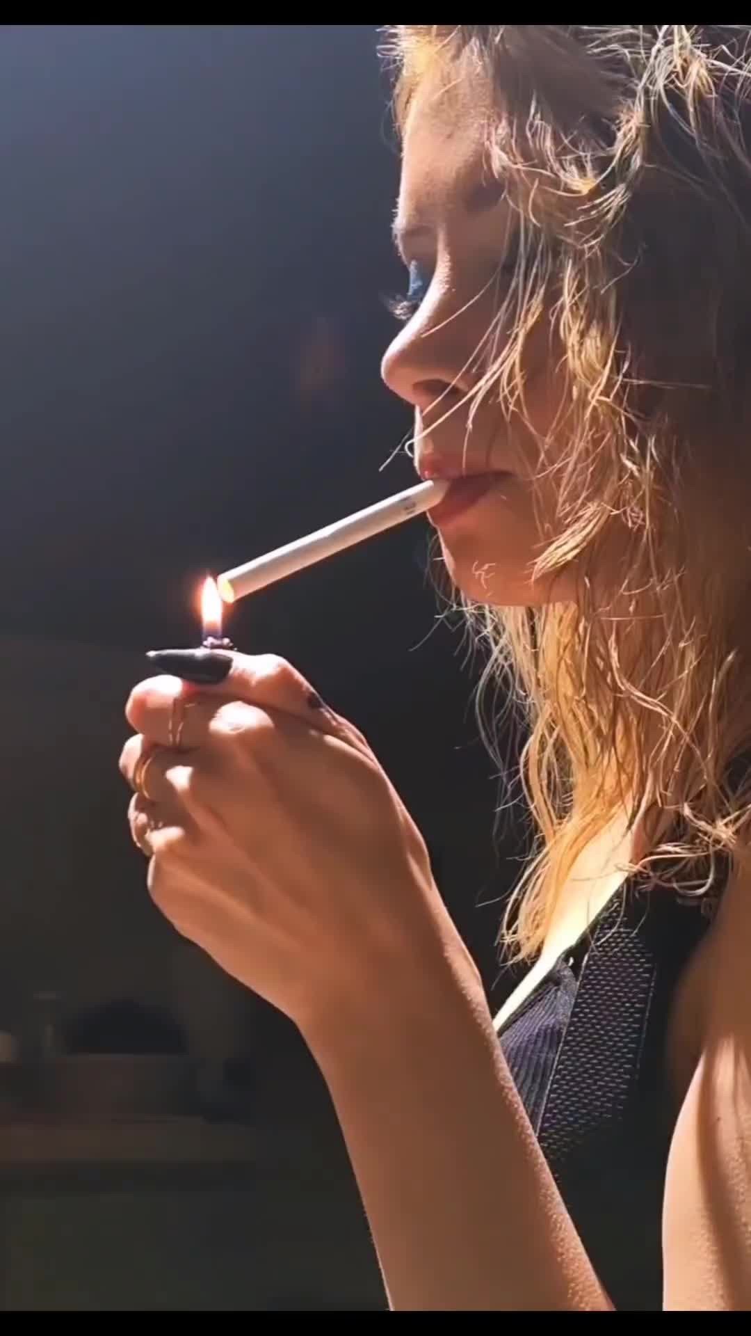 Watch the Video by LOVEMYWORLD3 with the username @LOVEMYWORLD3, who is a verified user, posted on March 10, 2024. The post is about the topic Smoking women.