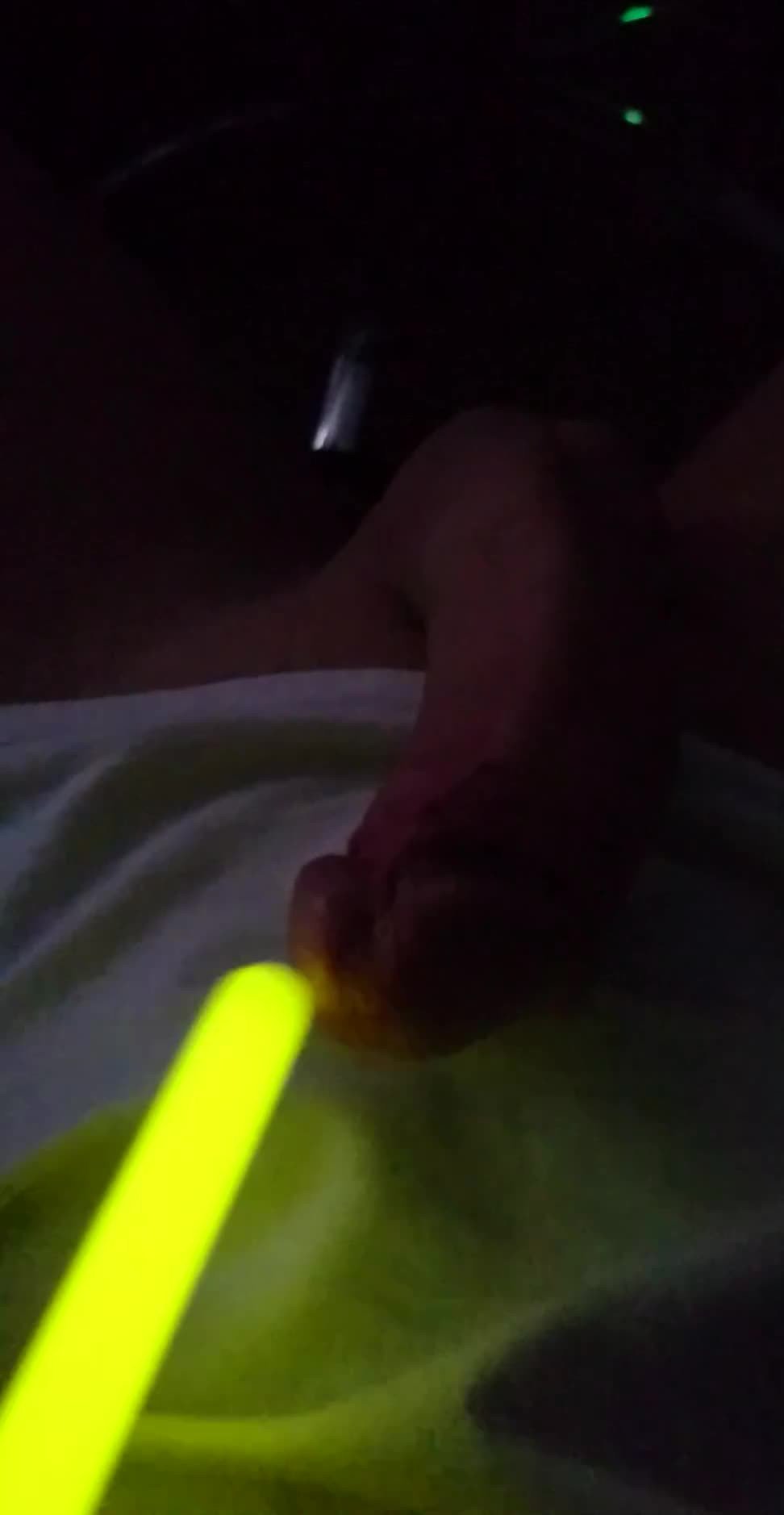 Video by ferratus with the username @ferratus, who is a star user,  August 12, 2022 at 7:42 PM. The post is about the topic Cocksounding and the text says 'Glow stick in action #sounding #cocksounding #cock #dick'