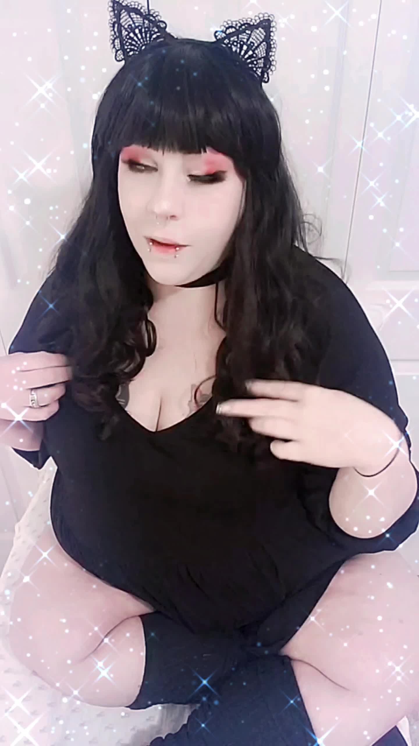 Video by Lilpixie73tiktok with the username @Lilpixie73tiktok, who is a verified user,  October 8, 2022 at 5:03 PM and the text says 'https://onlyfans.com/lilpixie73
Join for only 10$ 🔓
#bbw #goth #cosplay #juicypussy #juicy #panties #penetracion #masterbation #onlyfans #nsfwtwt #tittyplay #spicysite #gothfetish #squirting #vapefetish #erotic #xxx #gaping #adultcontent #plussize..'