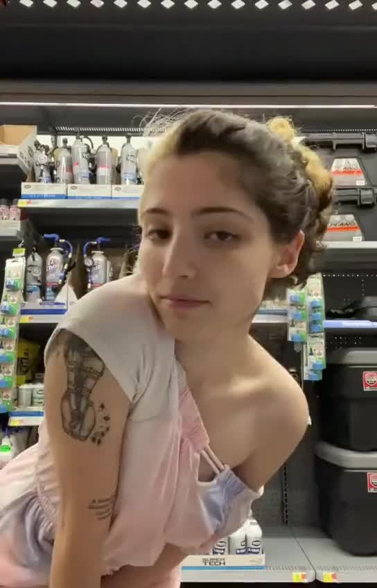 Video by FreeTeenPorn with the username @FreeTeenPorn, who is a brand user,  August 2, 2022 at 2:11 PM. The post is about the topic Naked in public and the text says 'Wanna come with me to the supermarket daddy?

#boobs #teen #girl #daddy #daddysgirl #ass #jiggling #pussy #shaking #strip'