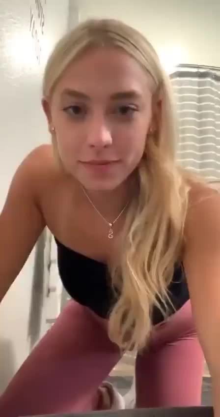 Video by FreeTeenPorn with the username @FreeTeenPorn, who is a brand user,  August 30, 2022 at 7:10 PM. The post is about the topic Dressed And Undressed and the text says 'Do you like my toned body, daddy?'