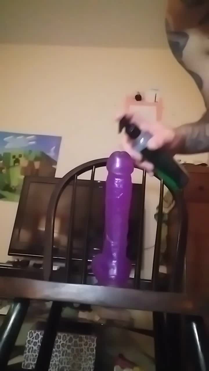 Video by Inkdjerm with the username @Inkdjerm, who is a star user,  December 2, 2022 at 10:35 AM. The post is about the topic Gay Porn and the text says 'Riding big dildo!!'