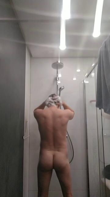 Video by funguy5180 with the username @funguy5180, who is a verified user,  November 1, 2020 at 6:11 PM. The post is about the topic Sexy Selfhot and the text says 'Shower time again - follow for more

#me #nude #shower #nudism #homemade #amateur #german #germany #video #clip'