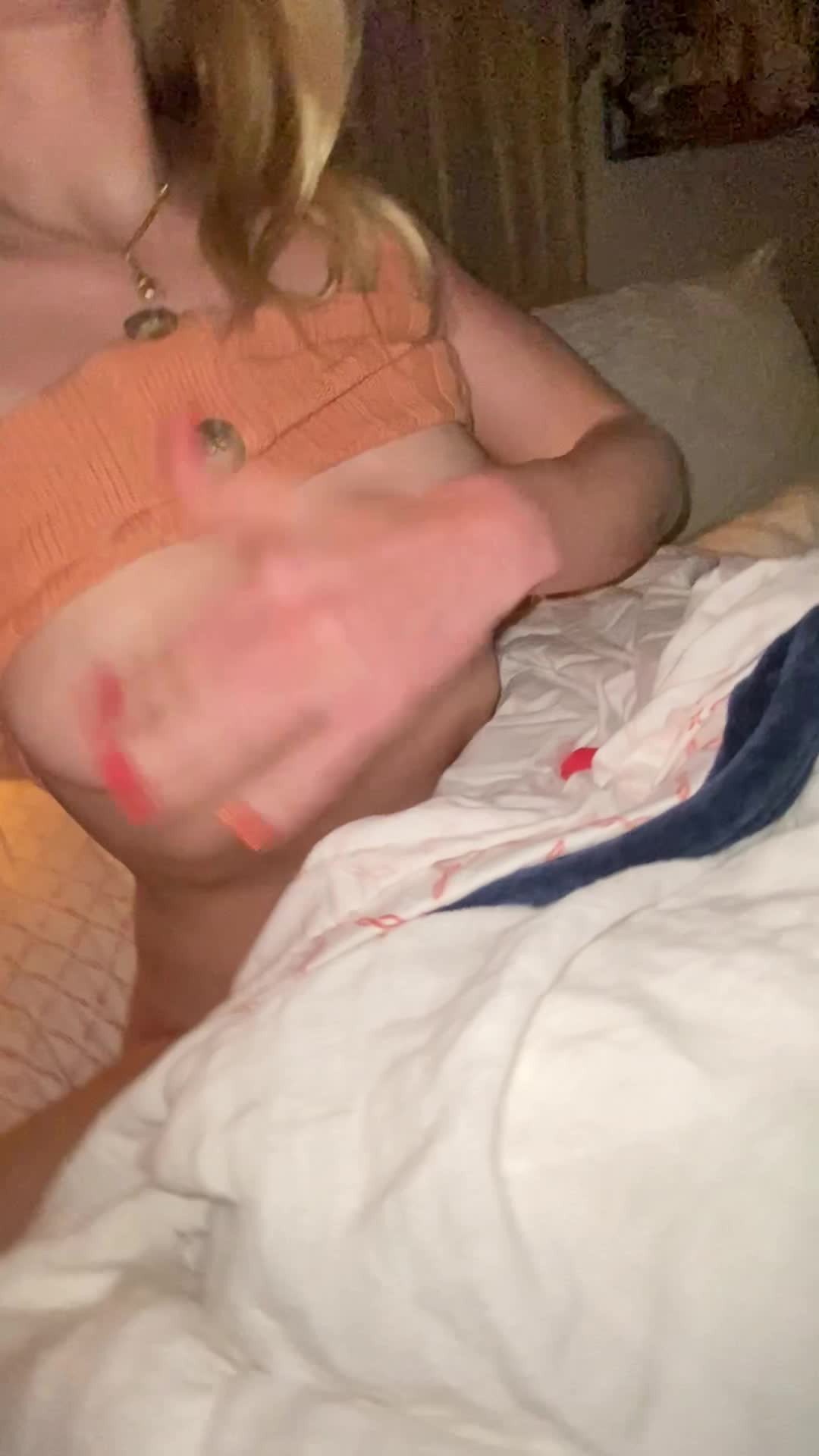 Shared Video by playwithmechokeme with the username @Gagmee, who is a verified user,  May 4, 2023 at 6:31 AM. The post is about the topic Rate my pussy or dick and the text says 'what do you think? ;)'