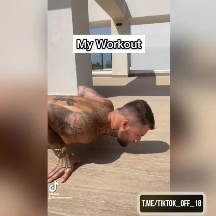 Video by ThickBWCMO with the username @ThickBWCMO, who is a verified user,  February 6, 2023 at 2:56 PM. The post is about the topic What I enjoy and wish to happen and the text says 'found the best version of a push-up'
