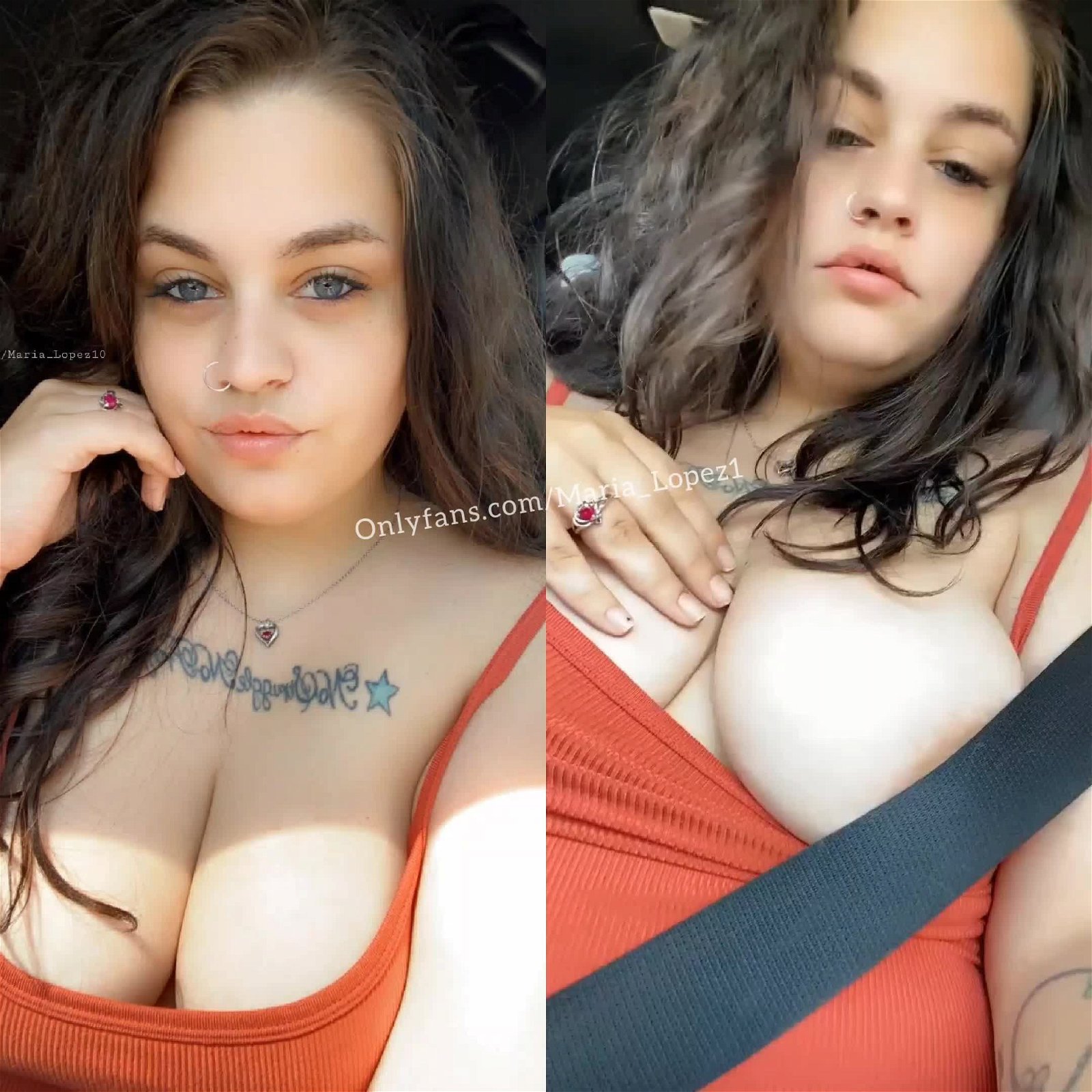 Video by Valerie Rosee with the username @ValerieRosee, who is a star user,  July 15, 2023 at 3:57 PM and the text says 'Do you like my titties? 😋 
https://linktr.ee/maria_lopez1'