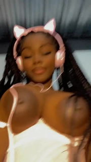 Video by THE FAITHFUL HOTWIFE with the username @TheStag-BG, who is a verified user,  October 7, 2022 at 9:34 AM. The post is about the topic Black Beauties and the text says '"Brown sugar!" #BLACK / #EBONY 🤎
#Busty #BigBoobs #BigAreolas #Nipples #Flashing #NFSW
[#THESTAG 🦌] #PANCAKE 🥞'