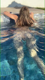 Video by Shiny Lily with the username @SubShiny, who is a star user,  December 2, 2022 at 12:51 AM. The post is about the topic Great Outdoors and the text says 'Full version here: https://fans.ly/r/shiny_lily
#ass #pool #bigass #blonde #outdoor #nudist'