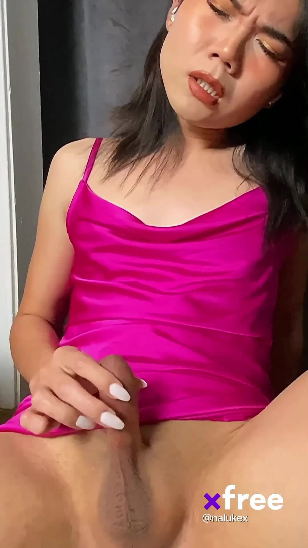 Video by Photodus65 with the username @Photodus65, who is a verified user,  January 26, 2024 at 12:22 PM. The post is about the topic Trans Women and the text says 'Ladyboy cum...💦'