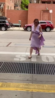 Shared Video by NaughtySarah with the username @NaughtySarah,  June 6, 2024 at 7:03 AM and the text says 'A lovely voluptuous woman showing off in public.'