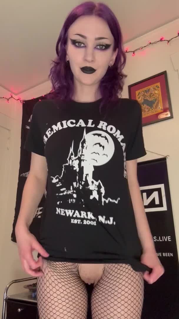 Shared Video by WhoreApril with the username @WhoreApril,  May 8, 2024 at 7:34 PM. The post is about the topic Goth Girls