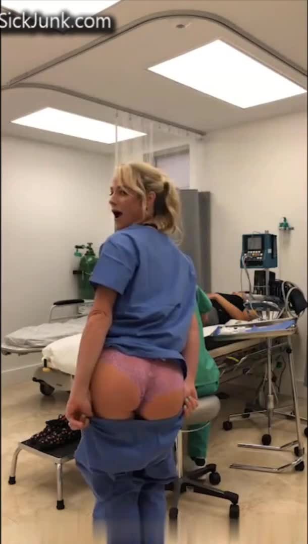 Video by MNdude763 with the username @MNdude763, who is a verified user,  May 17, 2024 at 12:01 AM. The post is about the topic Sexy Nurses and the text says 'Nurse strips and masturbates while working. 👩‍⚕️🌡 #nurse #realnurse #naughtynurse #exhibitionist'