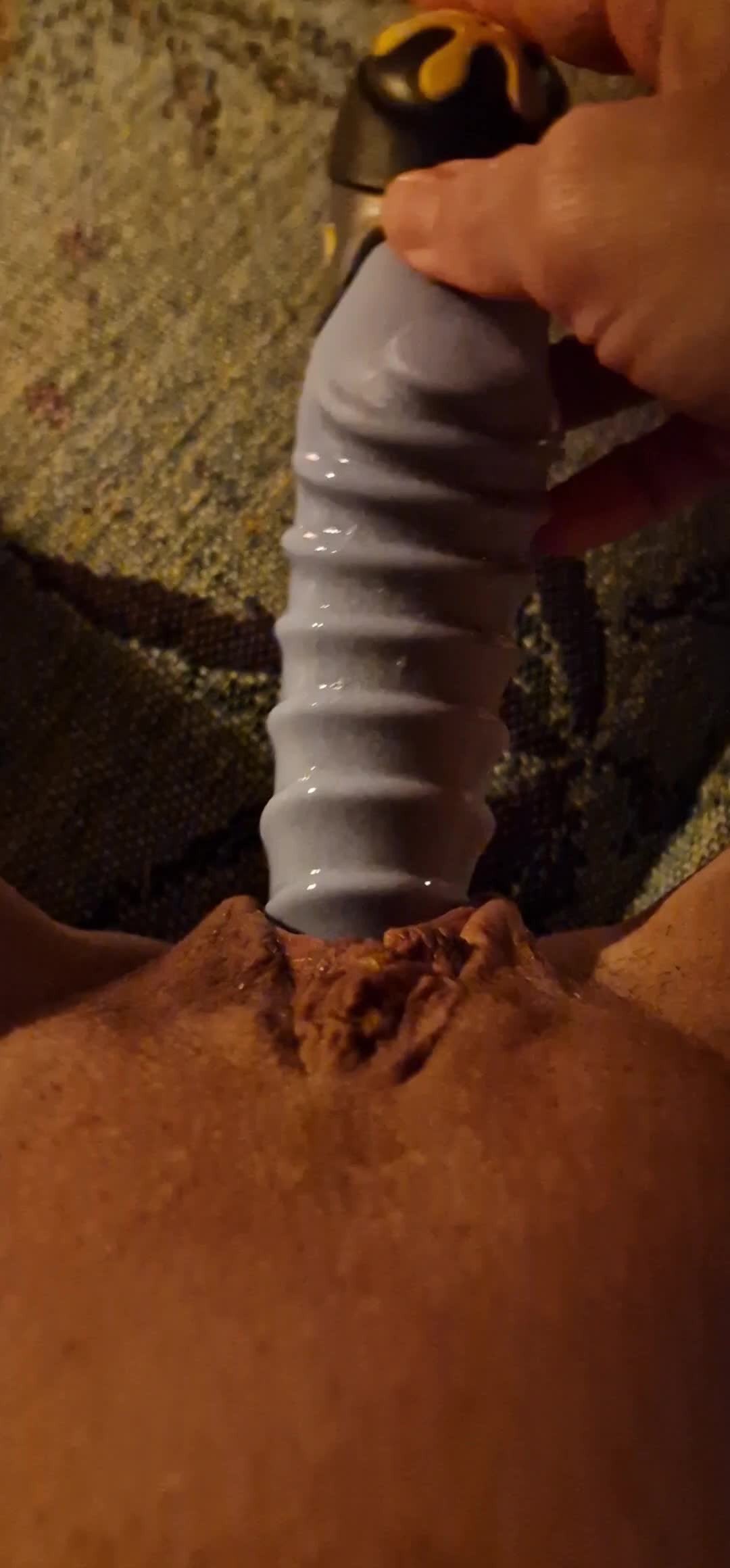 Shared Video by Annayellow with the username @Annayellow, who is a verified user,  February 9, 2024 at 10:58 PM. The post is about the topic Sex Toys and the text says 'Ribbed for her pleasure!  And pleasure she has based on her ease of penetration'