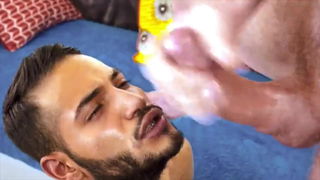 Video by DocRS with the username @DocRS, who is a verified user,  April 19, 2023 at 1:54 AM. The post is about the topic Gay Guy Swallowing Cum and the text says 'In total state of adoration and love!  
This is how you repay a true breeding alpha male!  Yes, enjoy this nectar until the last drop!
👅💦💦💦🍆❤️'