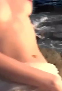 Video by SirinaDroll with the username @sirinadroll, who is a verified user,  May 24, 2023 at 8:19 PM. The post is about the topic Beauty Outdoor and the text says 'Mika at sunset #beach with #hairy #pussy 14'