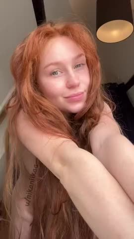 Video by SirinaDroll with the username @sirinadroll, who is a verified user,  August 28, 2023 at 11:36 PM. The post is about the topic Beautiful Redheads and the text says '#redhead #beauty #boudoir #selfie #teen #natural #ladies'